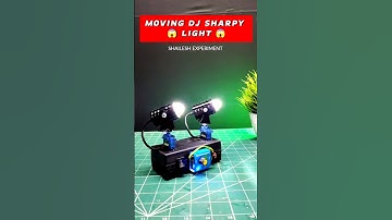 how to make mini sharpy light | sharpy light kaise banaye | mini DJ sharpy light