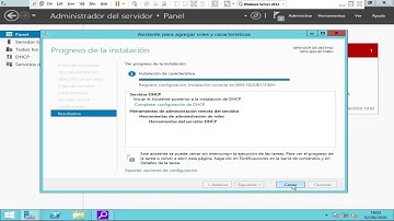 Instalar y configurar servidor **DHCP en Windows Server-2012**