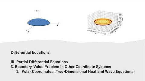 III.3.1. Polar Coordinates (Two-Dimensional Heat and Wave Equations)