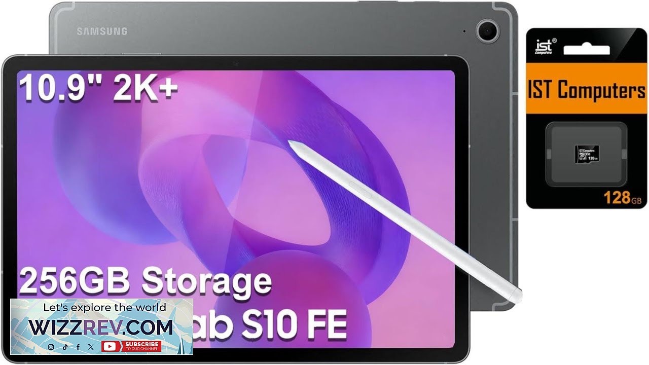 Samsung Galaxy Tab S10 FE Android Tablet (10.9" 2K+ Touchscreen 8 Core 8GB