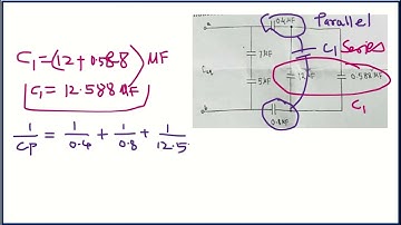 "How to Find Equivalent Capacitance | Solved Capacitor Network Example (a-b Terminals)"