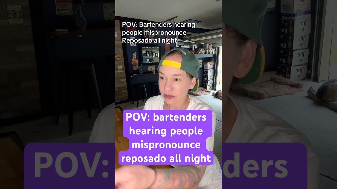 I give up 🤣 how to pronounce or how people mispronounce reposado #bartender