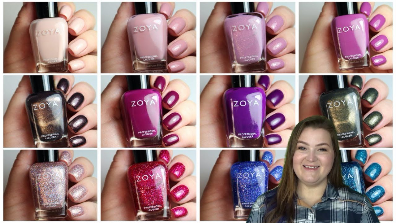 Zoya Enamored Collection Fall 2023 Live Application Review YouTube