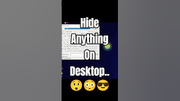 Invisible File Hack on Windows! (No Software Needed) #WindowsTricks  #TechHacks #Shorts #PCTips