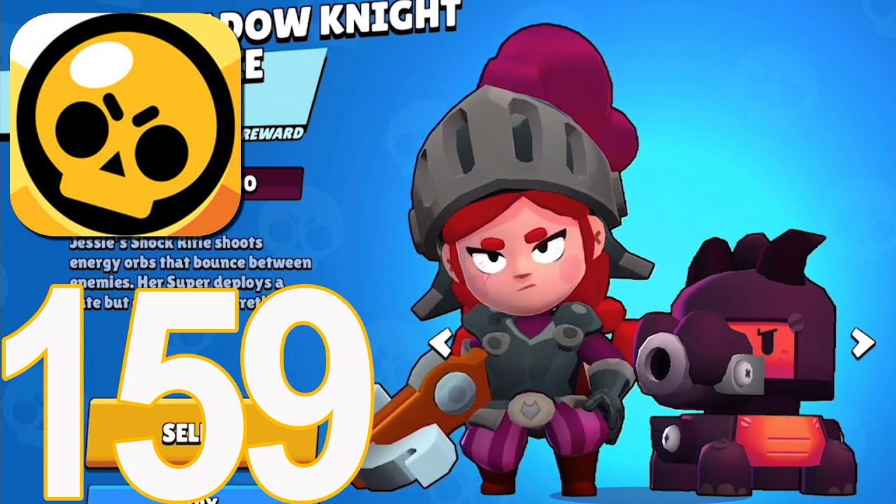 Brawl Stars Gameplay Walkthrough Part 159 Shadow Knight Jessie Ios Android Youtube - jessie dragon knight brawl stars