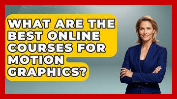 What Are The Best Online Courses For Motion Graphics? - Graphic Design Nerd