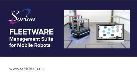 Fleetware Management Suite for Mobile Robots - Sorion Electronics