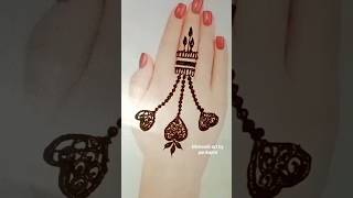 very easy mehendi design mehndi hennatattoo shortvideo henna easymhendidesign