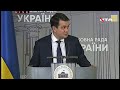 Спікер Парламенту Дмитро Разумков коментує закриття каналів з орбіти друзів Медведчука.Наживо