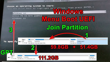 Ghép nối 2 phân vùng GPT & tạo Boot Windows 10/11 thành công nhờ Bootice. Tạo Menu Boot GPT #MenuGPT