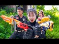 Vtl nerf war cid task force warriors nerf guns skill ninja girl fight crime group kings man mask