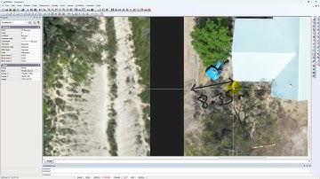 Using drone images to assist when creating base plans for landscape design