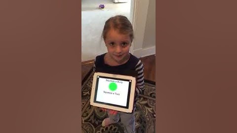 Cammie showing off her ScratchJr project