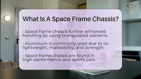 What Is A Space Frame Chassis? - Talking Tech Trends