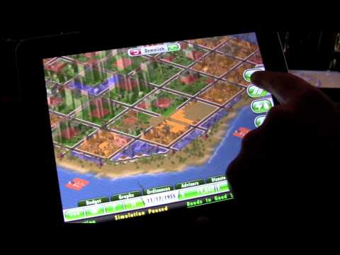 SimCity Deluxe for iPad Hands-On