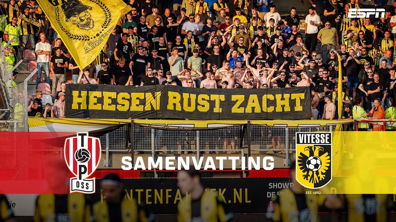 VERMAKELIJK duel begint met prachtig EERBETOON🥺 | Samenvatting TOP Oss - Vitesse