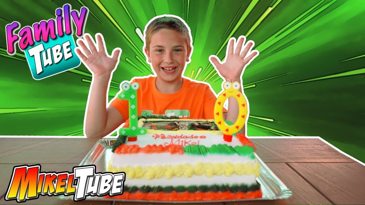 Familytube 13 Fiesta Sorpresa De Cumpleanos Mikel Cumple 10 Anos Youtube - mi 11º cumpleaños fiesta legoroblox youtube