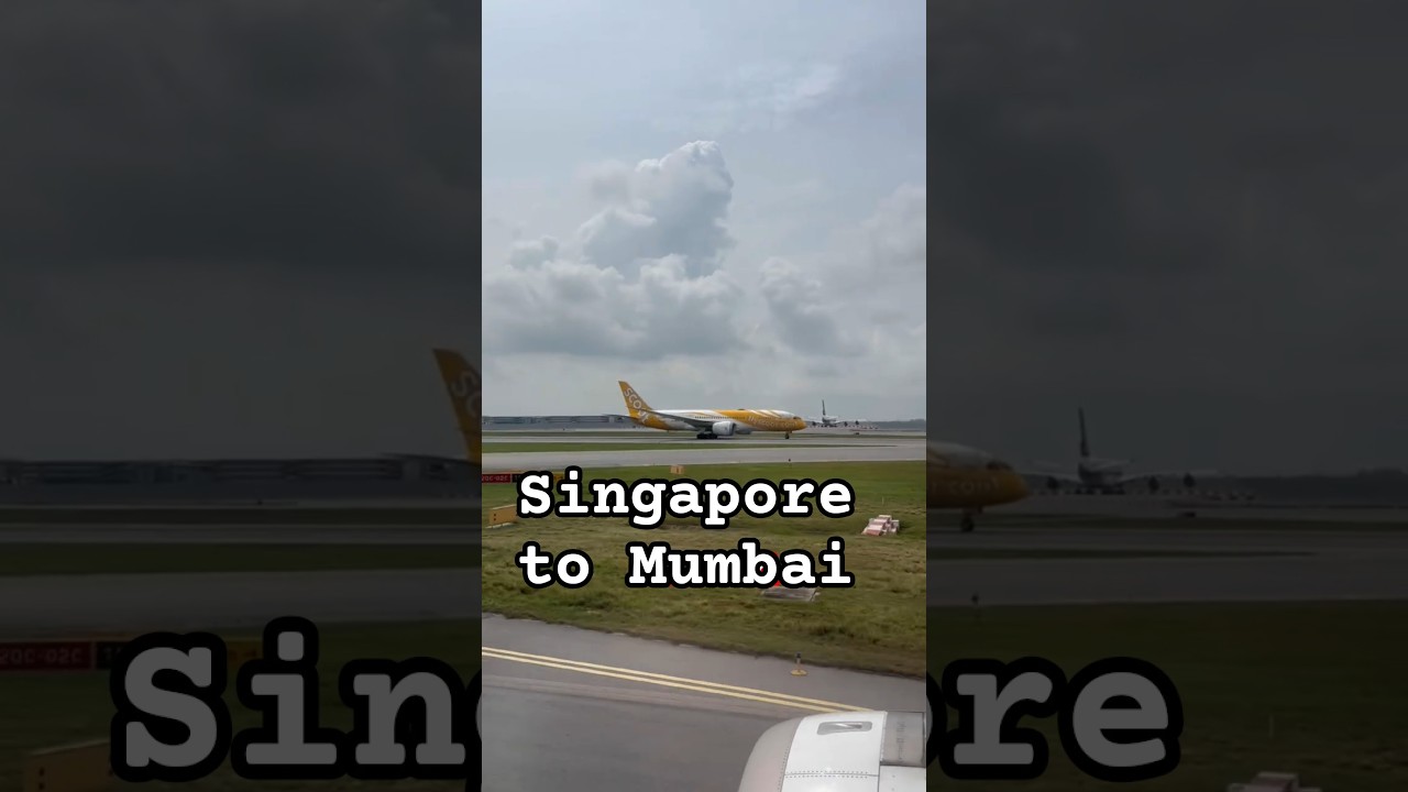 Flying Singapore to Mumbai with Air India Economy Class ✈️