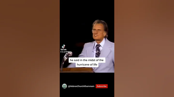 Jesus will replace your worry with joy|| Billy Graham #billygraham #short