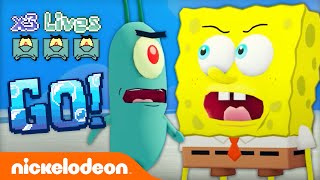 Plankton Steals Krabby Patty Formula In Video Game World? Spongebob Nickelodeon Cartoon Universe