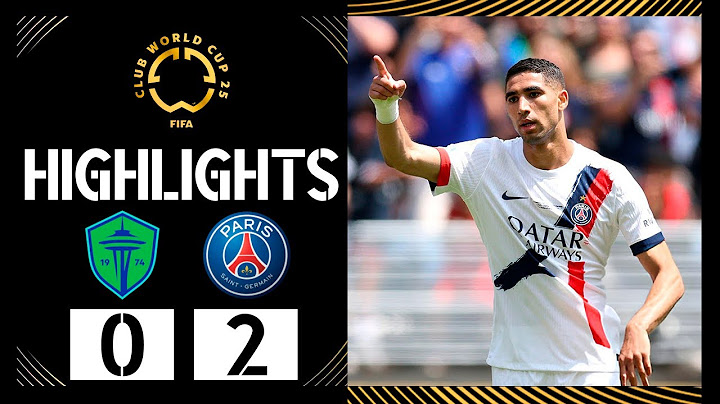 But de Achraf Hakimi | Seattle Sounders vs PSG 0-2 Résumé | Coupe du Monde des Clubs 2025