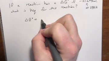 Calculating Keq from Gibbs Free Energy