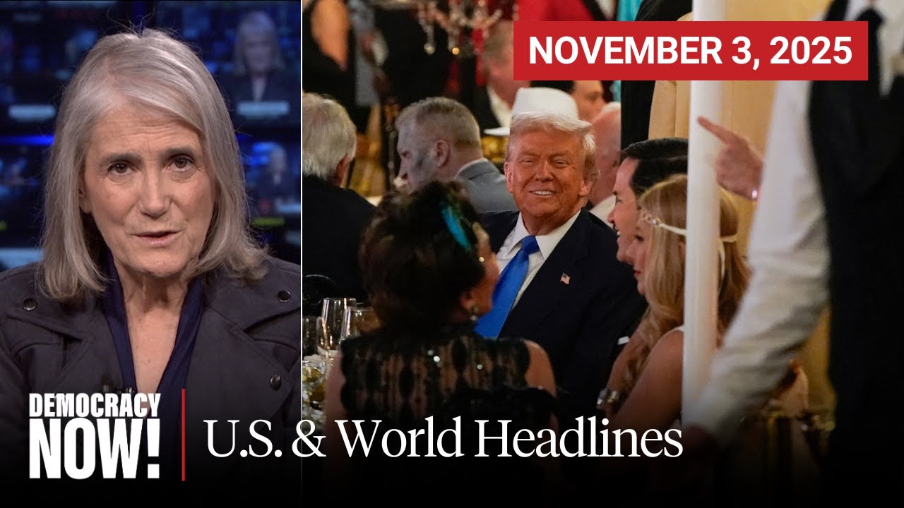 Top U.S. & World Headlines — November 3, 2025