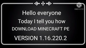 DOWNLOAD MINECRAFT PE | VERSION 1.16.220