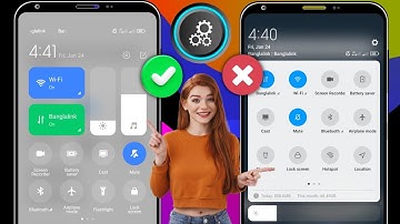 How To Change Control Center Settings HyperOS Xiaomi Redmi 13C