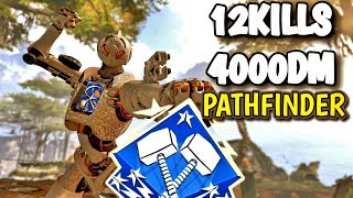 12 KILLS & 4000 DAMAGE ON PATHFINDER.EXE ! MY FIRST 4000 DAMAGE in Apex Legends