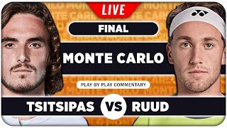 TSITSIPAS vs RUUD • ATP Monte Carlo 2024 Final • LIVE Tennis Play-by-Play Stream screenshot 2