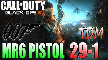 BO3 MR6 Pistol Gameplay 007 Style | COD Black Ops 3 Seraph "Annihilator" Ability
