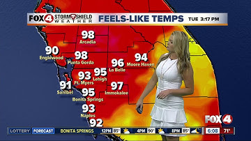 Heat Index Values Approach the Triple Digits this Week