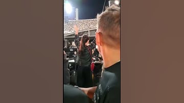 Dakota Johnson supports Chris Martin at Coldplay gig! #shorts