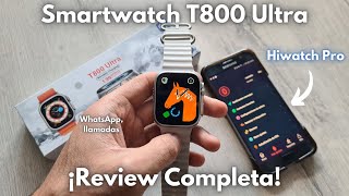 Smartwatch T800 Ultra | Características y Configuración COMPLETA | Hiwatch Pro