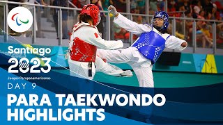 Para Taekwondo - Day 9 Highlights | Santiago 2023 Parapan American Games