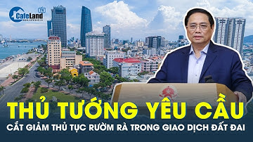 Thủ tướng yêu cầu cắt giảm tối đa các thủ tục hành chính rườm rà trong giao dịch đất đai | CafeLand