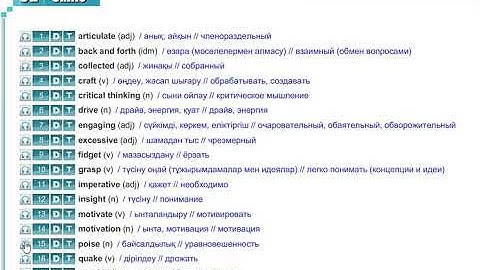 Aspect 11 module 3d p42 Vocabulary