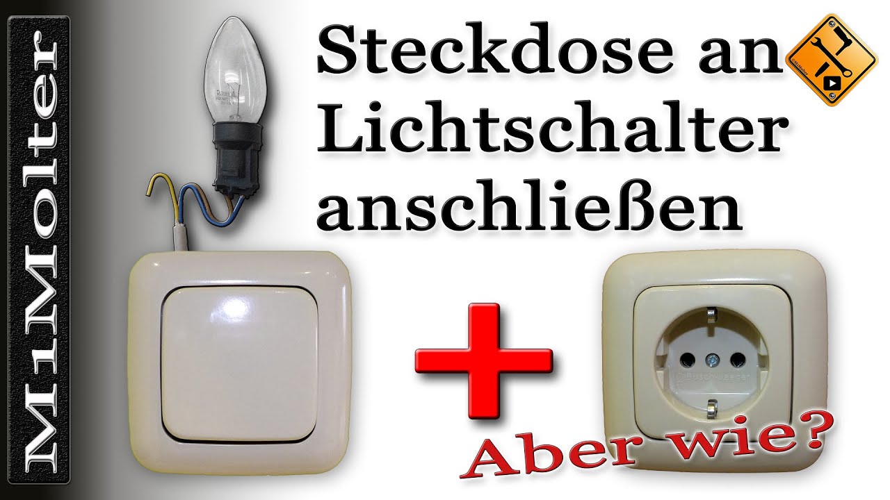 Lichtschalter anschliessen