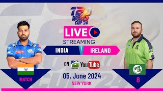 Live T20 World Cup 2024 Scorecard - India vs Ireland : ICC Men's T20 World Cup