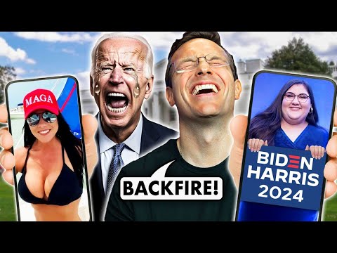 BACKFIRE! MAGA Chicks HIJACK Viral DNC Trend, Biden Voters HUMILIATED 