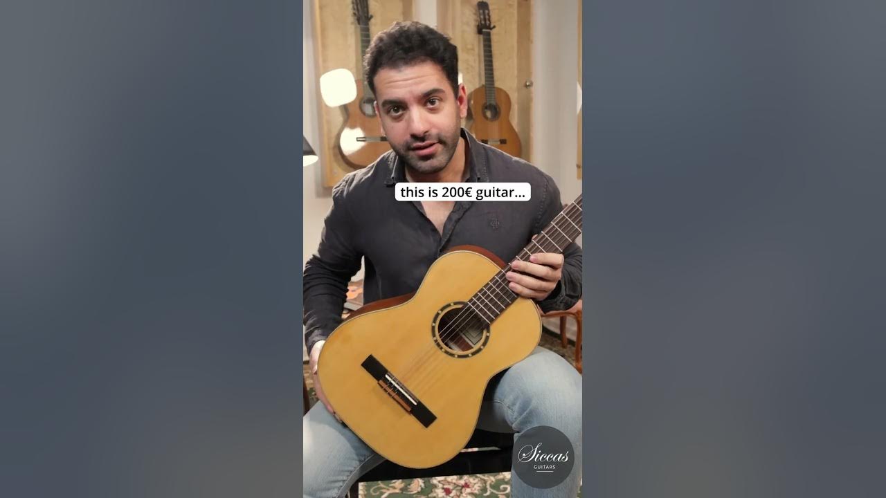 (PARODY) 200$ vs 20.000$ GUITAR | do you hear the DIFFERENCE? | Siccas Guitars #shorts