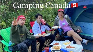 Camping Gregoire Lake Canada??Cooking Eating & Fishing Summer Ca??