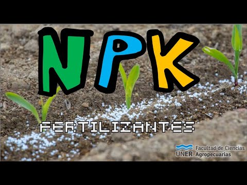 Video: ¿Qué entiendes por fertilizantes NPK?