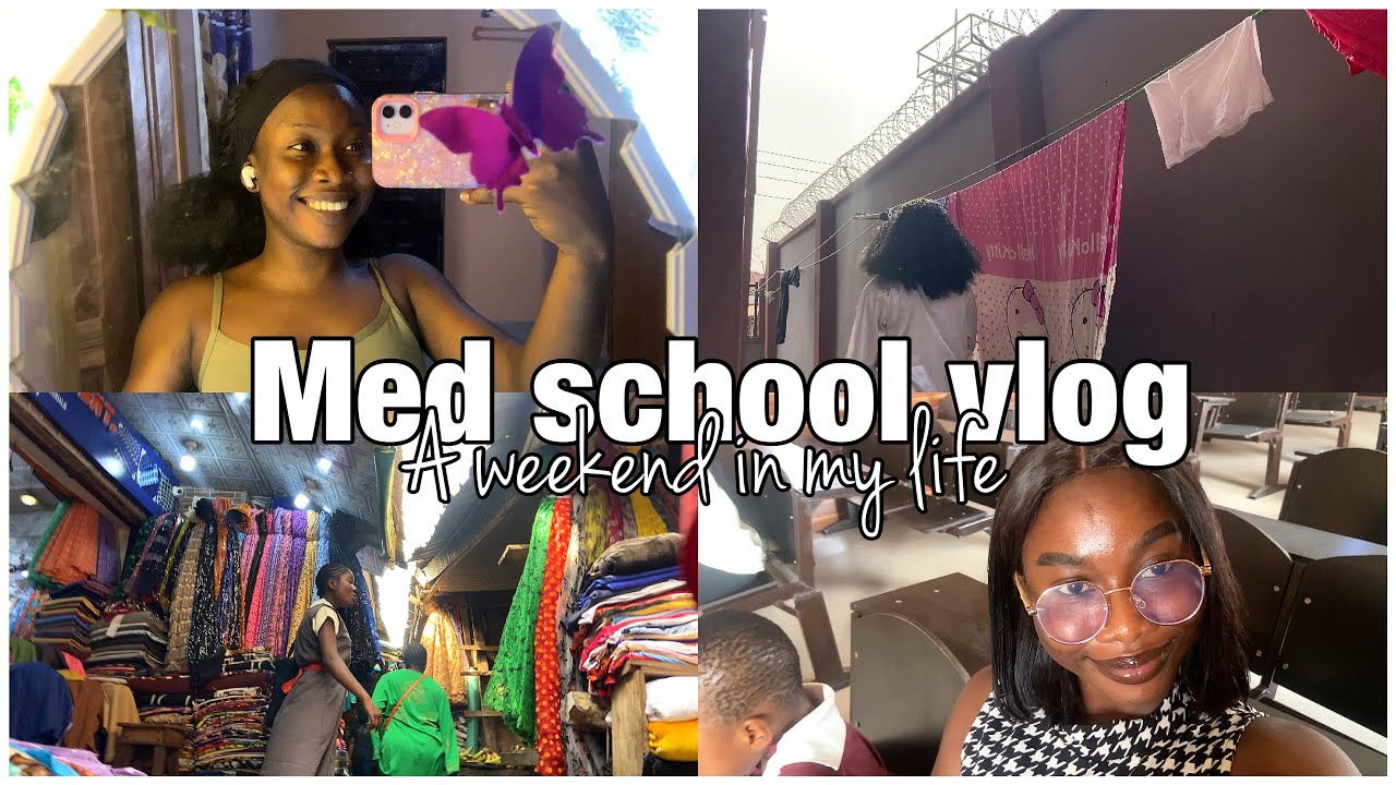 Med school vlog : A productive weekend in the life of a Nigerian student in med school #unimed