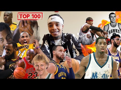 My Top 100 Ranked NBA Player List Of All Time!