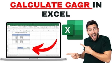 How to Calculate CAGr in Excel