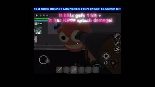 The new Gef rocket launcher item is SUPER OVERPOWERED! | Gef New update part2! #roblox
