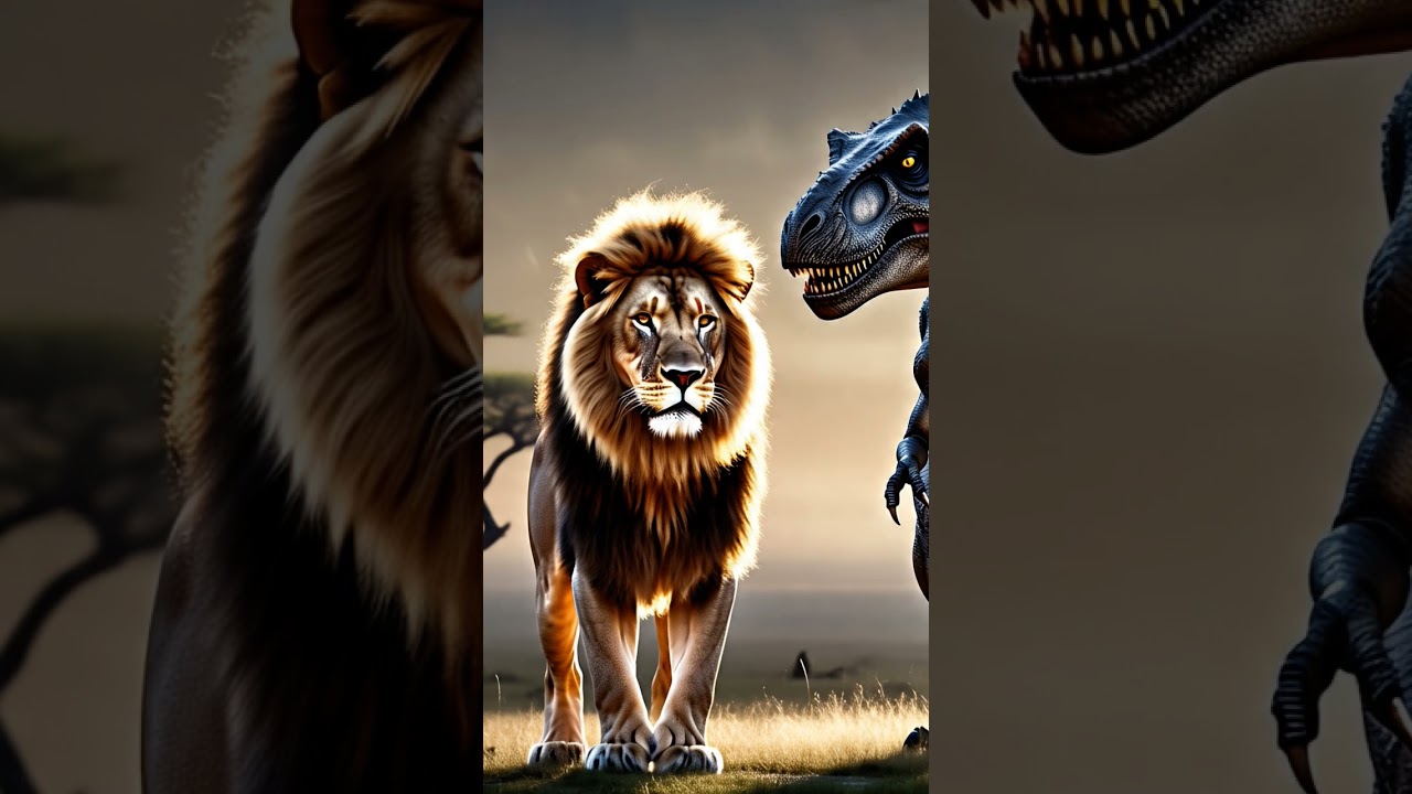 Let's see the hybrid of T-Rex and lion 