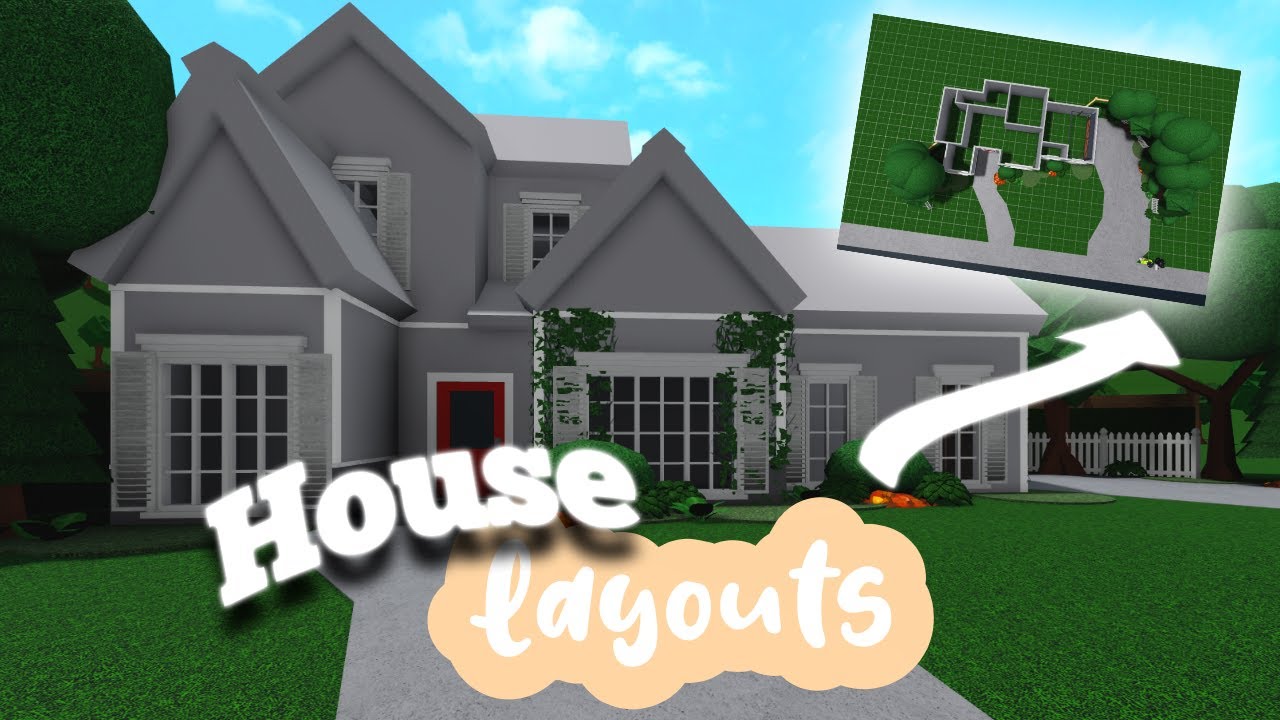 BLOXBURG | Roblox | 2 Large Family House Layouts - Speedbuild - YouTube